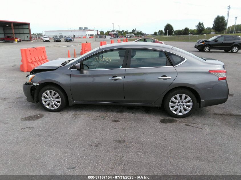 2015 NISSAN SENTRA S - 3N1AB7AP5FY374172