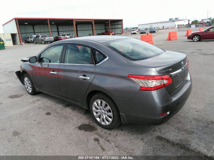 2015 NISSAN SENTRA S - 3N1AB7AP5FY374172