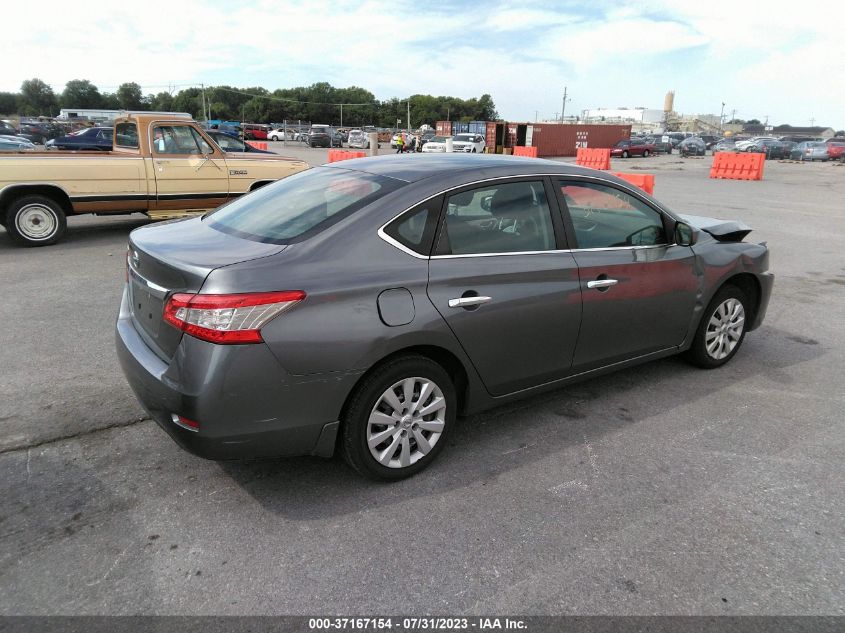 2015 NISSAN SENTRA S - 3N1AB7AP5FY374172