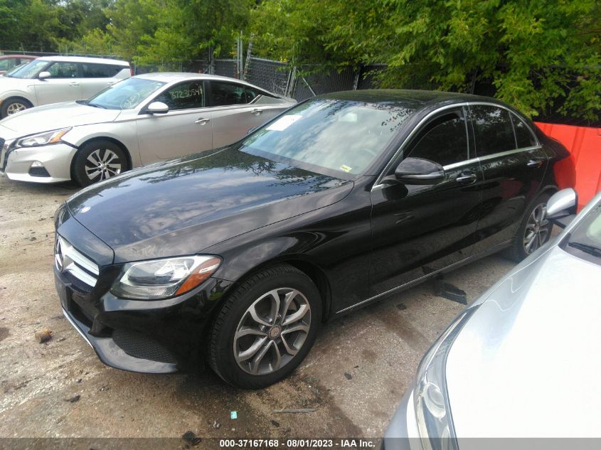 55SWF4KB5GU167169 2016 MERCEDES-BENZ C-CLASS, photo no. 2