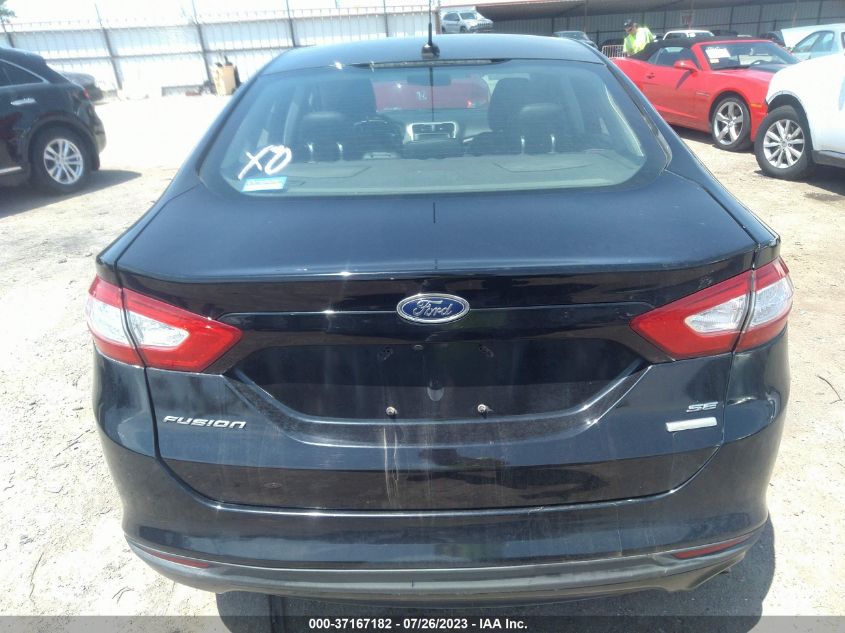 2016 FORD FUSION SE - 3FA6P0HD8GR326030