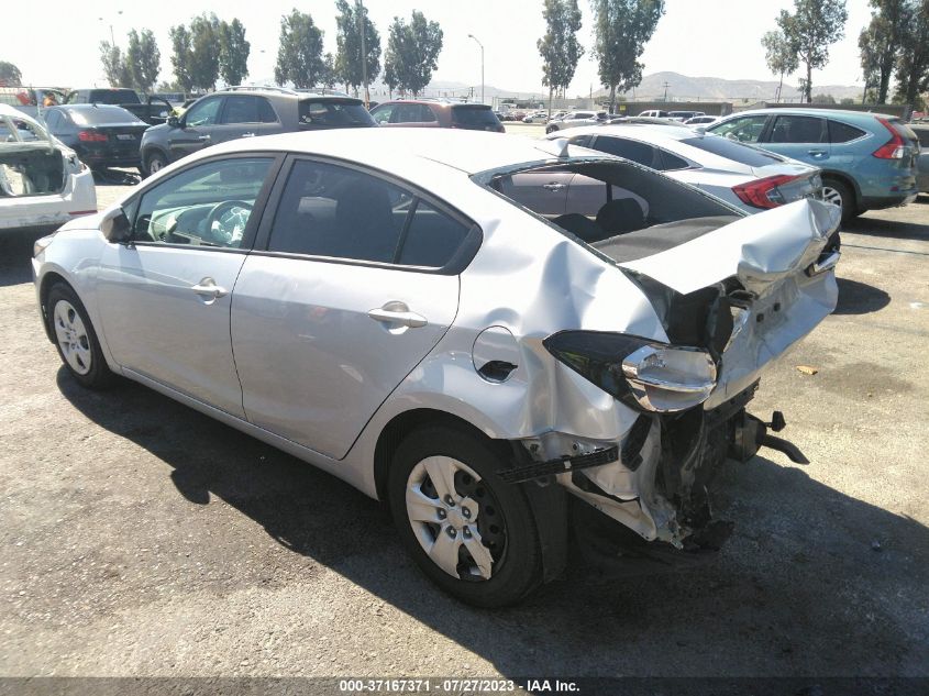 2017 KIA FORTE LX - 3KPFK4A74HE154253