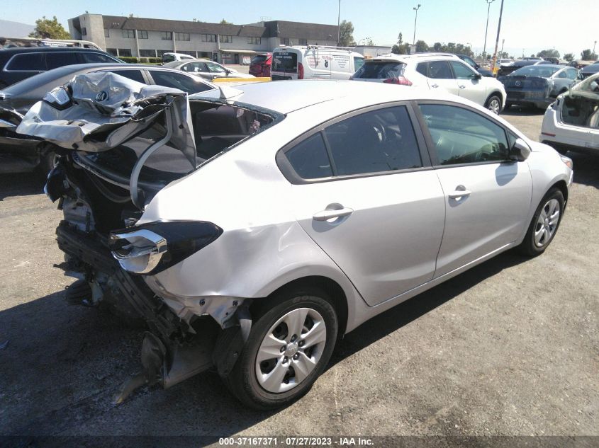 2017 KIA FORTE LX - 3KPFK4A74HE154253