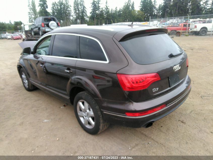 2013 AUDI Q7 3.0T PREMIUM PLUS - WA1LGAFE5DD001915