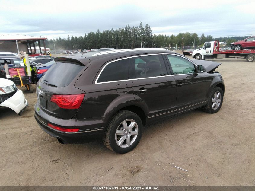 2013 AUDI Q7 3.0T PREMIUM PLUS - WA1LGAFE5DD001915