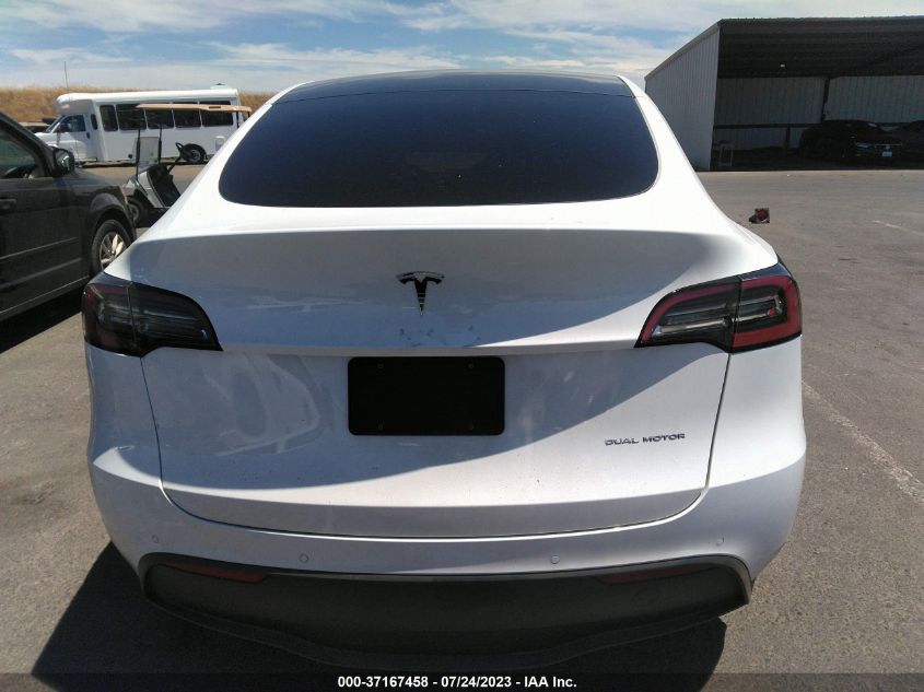 2022 TESLA MODEL Y LONG RANGE - 7SAYGDEE4NF354755