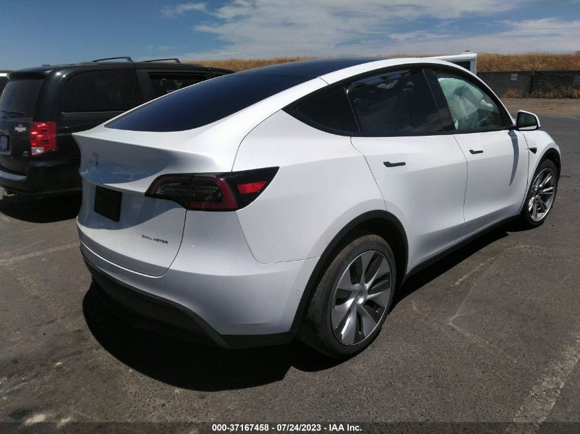 2022 TESLA MODEL Y LONG RANGE - 7SAYGDEE4NF354755