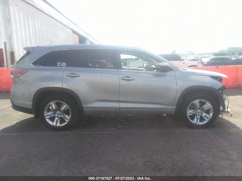 2014 TOYOTA HIGHLANDER LIMITED - 5TDDKRFH2ES043238