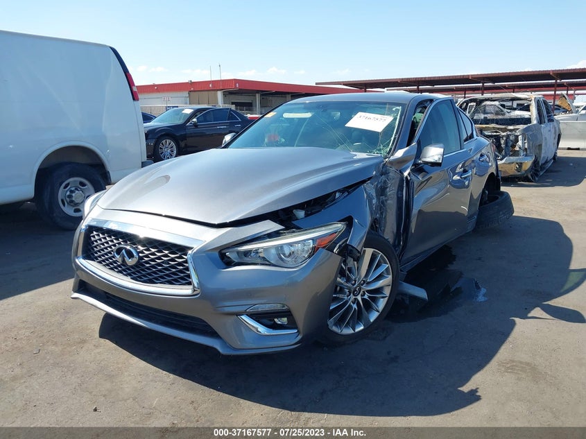 VIN JN1EV7AP2JM591196 2018 INFINITI Q50 3.0T LUXE