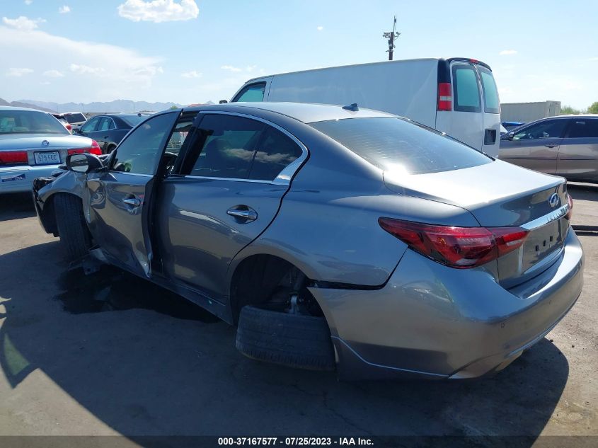 VIN JN1EV7AP2JM591196 2018 INFINITI Q50 3.0T LUXE