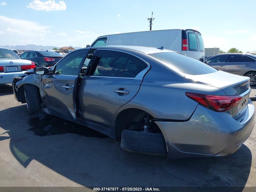VIN JN1EV7AP2JM591196 2018 INFINITI Q50 3.0T LUXE