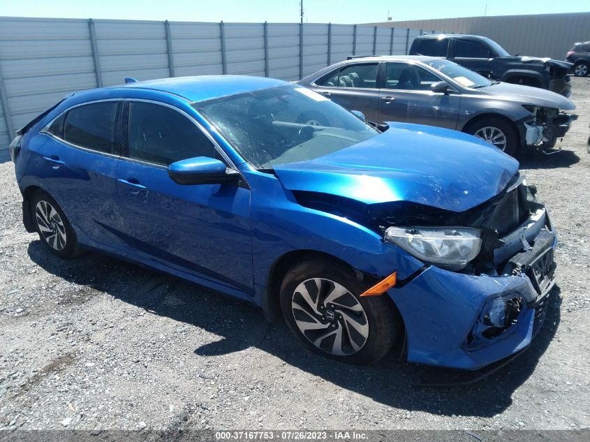 2018 HONDA CIVIC HATCHBACK LX - SHHFK7H2XJU427528