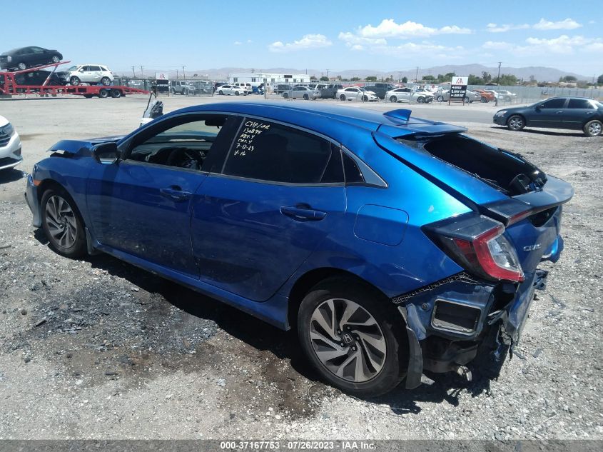 2018 HONDA CIVIC HATCHBACK LX - SHHFK7H2XJU427528