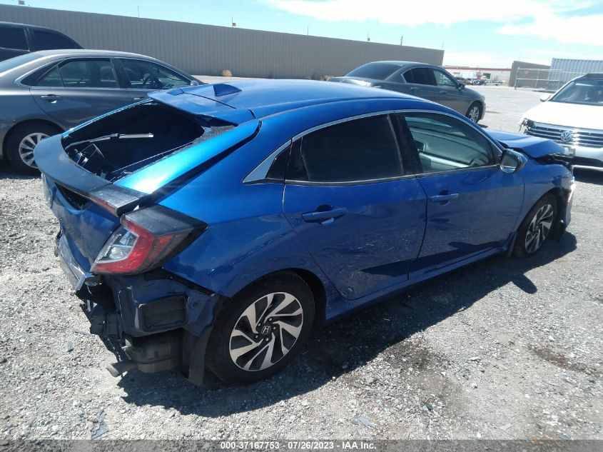 2018 HONDA CIVIC HATCHBACK LX - SHHFK7H2XJU427528