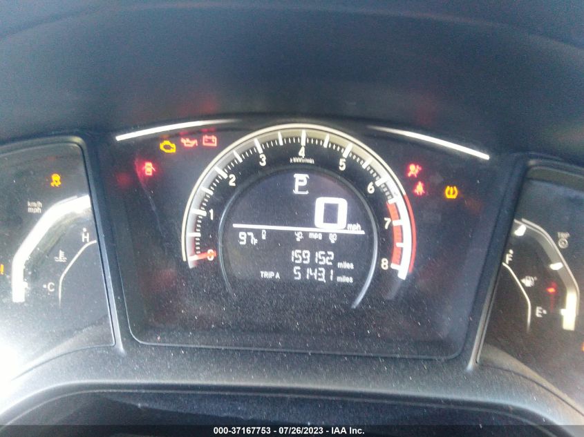 2018 HONDA CIVIC HATCHBACK LX - SHHFK7H2XJU427528