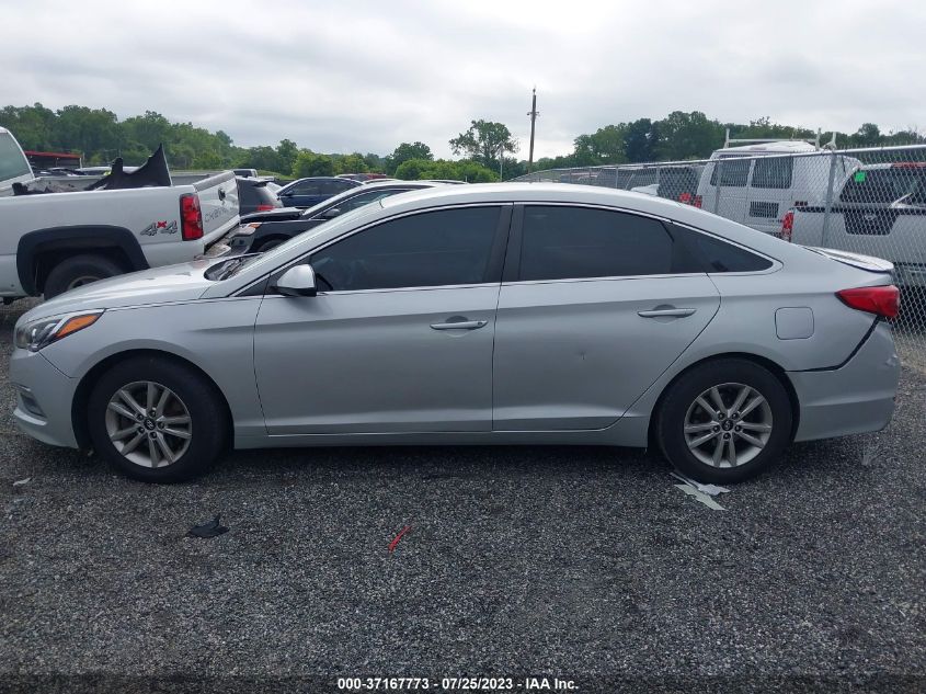 2015 HYUNDAI SONATA 2.4L SE - 5NPE24AF9FH081148