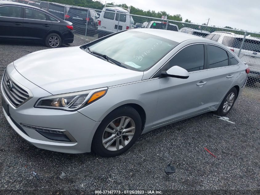 2015 HYUNDAI SONATA 2.4L SE - 5NPE24AF9FH081148