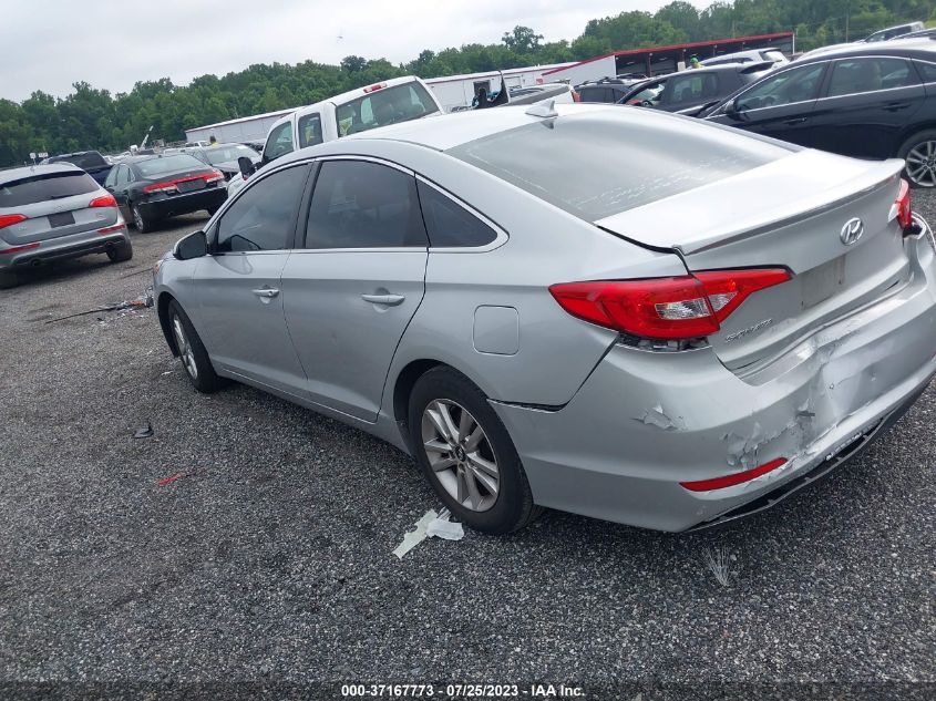 2015 HYUNDAI SONATA 2.4L SE - 5NPE24AF9FH081148