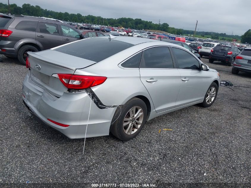 2015 HYUNDAI SONATA 2.4L SE - 5NPE24AF9FH081148