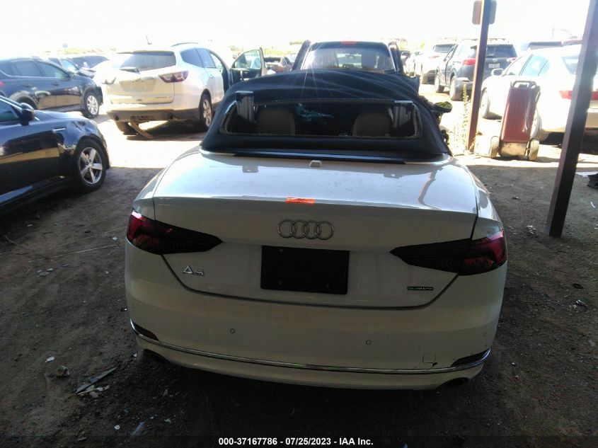 2019 AUDI A5 CABRIOLET PREMIUM PLUS - WAUYNGF5XKN003457