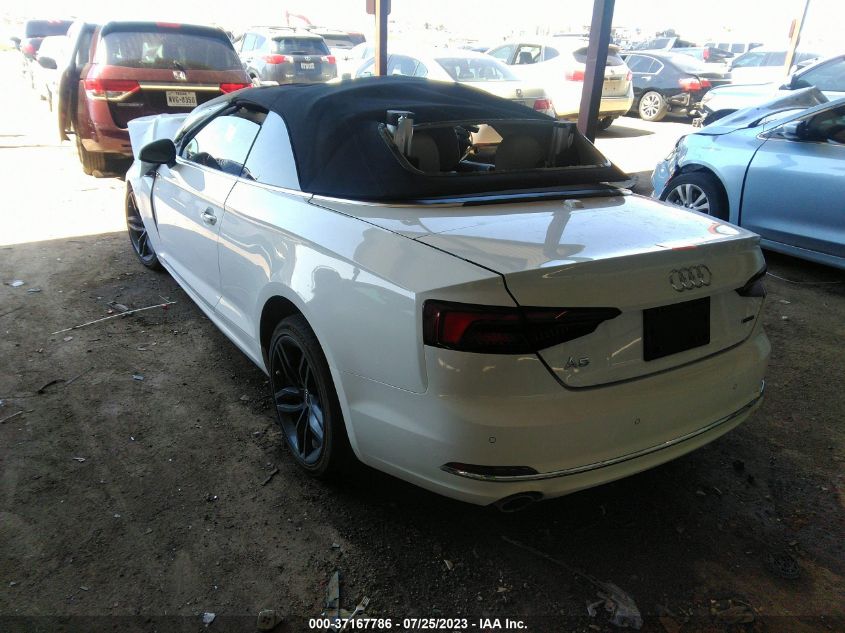 2019 AUDI A5 CABRIOLET PREMIUM PLUS - WAUYNGF5XKN003457