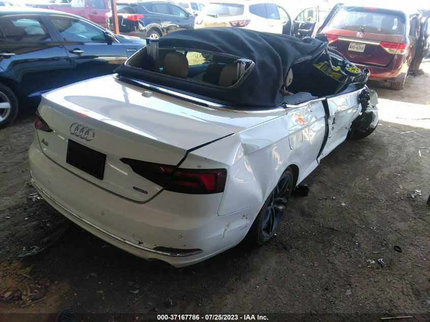 2019 AUDI A5 CABRIOLET PREMIUM PLUS - WAUYNGF5XKN003457