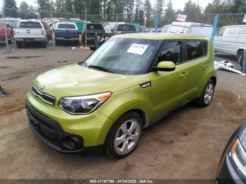 2019 KIA SOUL BASE - KNDJN2A2XK7910332