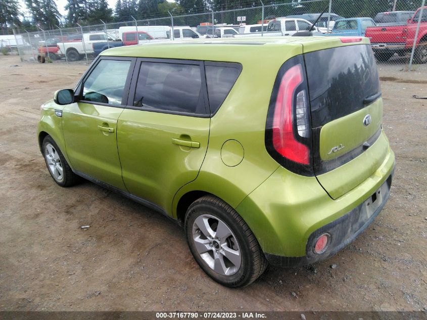 2019 KIA SOUL BASE - KNDJN2A2XK7910332