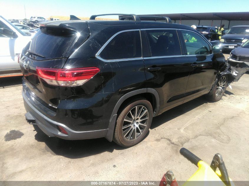 2018 TOYOTA HIGHLANDER SE/XLE - 5TDJZRFH5JS540258