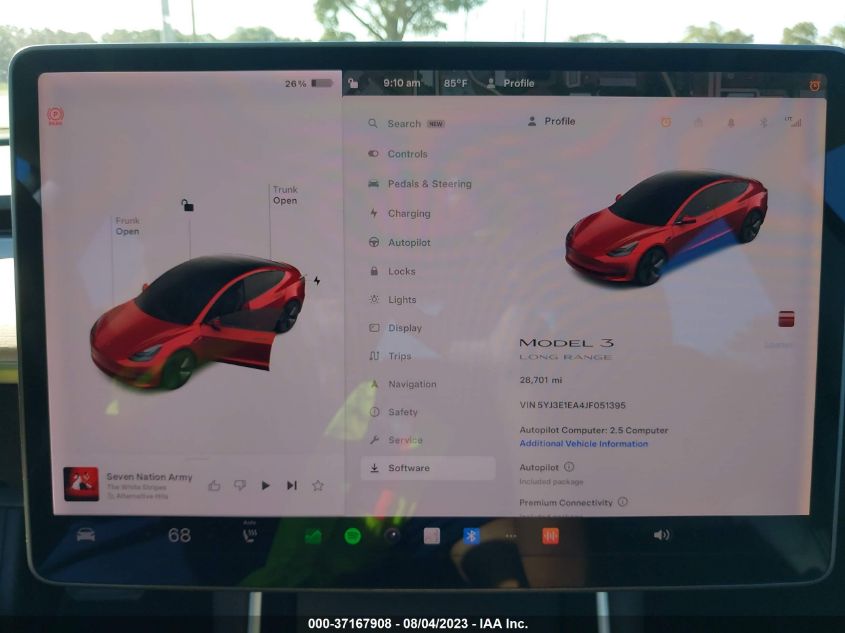 2018 TESLA MODEL 3 - 5YJ3E1EA4JF051395