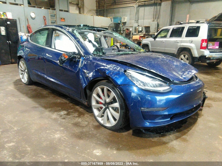 VIN 5YJ3E1EB9KF440284 2019 TESLA MODEL 3 LONG RANGE/PERFORMANCE