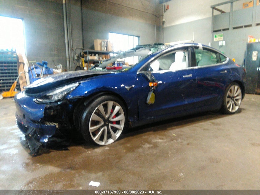 VIN 5YJ3E1EB9KF440284 2019 TESLA MODEL 3 LONG RANGE/PERFORMANCE