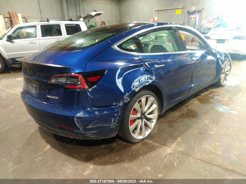 VIN 5YJ3E1EB9KF440284 2019 TESLA MODEL 3 LONG RANGE/PERFORMANCE