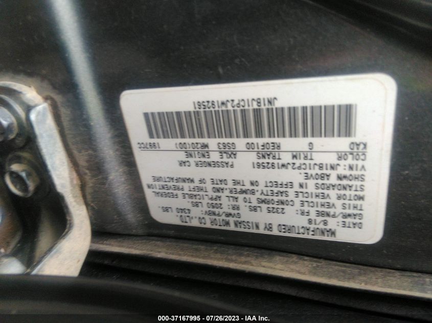 2018 NISSAN ROGUE SPORT SV - JN1BJ1CP2JW192561