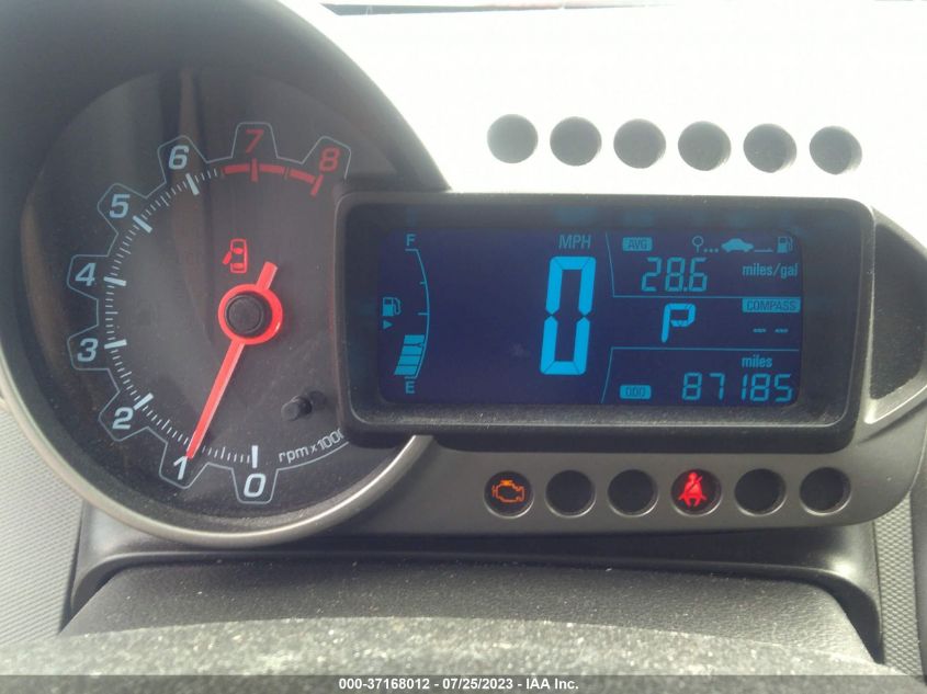 2015 CHEVROLET SONIC LTZ - 1G1JE6SB5F4135170