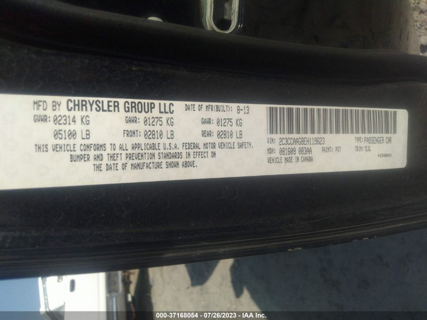 2014 CHRYSLER 300 - 2C3CCAAG8EH119623
