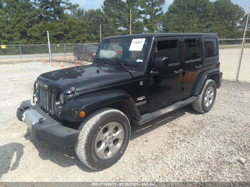 2014 JEEP WRANGLER UNLIMITED SAHARA - 1C4BJWEG3EL306128