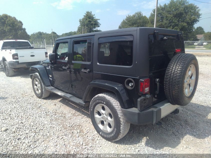 2014 JEEP WRANGLER UNLIMITED SAHARA - 1C4BJWEG3EL306128