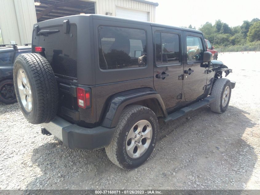 2014 JEEP WRANGLER UNLIMITED SAHARA - 1C4BJWEG3EL306128