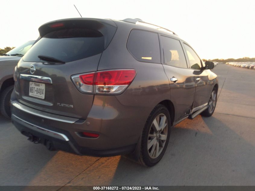 2014 NISSAN PATHFINDER PLATINUM - 5N1AR2MN9EC611450