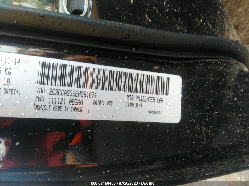 2014 CHRYSLER 300 300S - 2C3CCAGG9EH381674