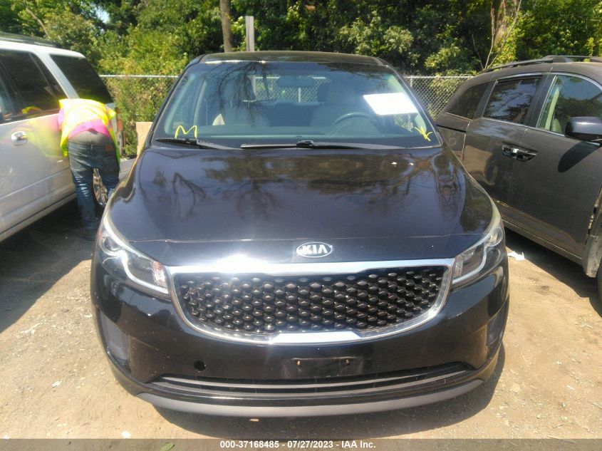 2017 KIA SEDONA L - KNDMA5C10H6257653
