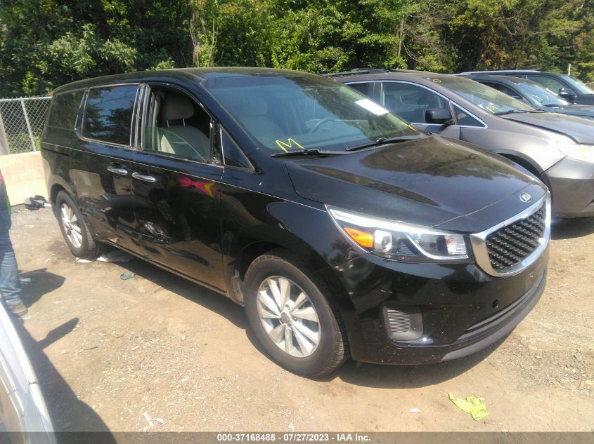 2017 KIA SEDONA L - KNDMA5C10H6257653