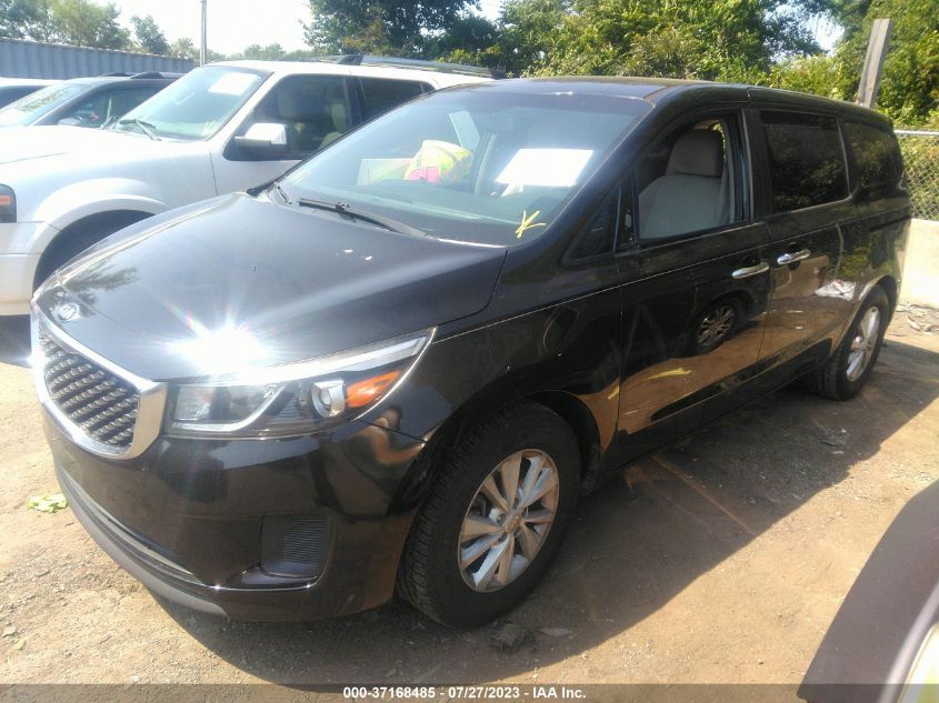 2017 KIA SEDONA L - KNDMA5C10H6257653