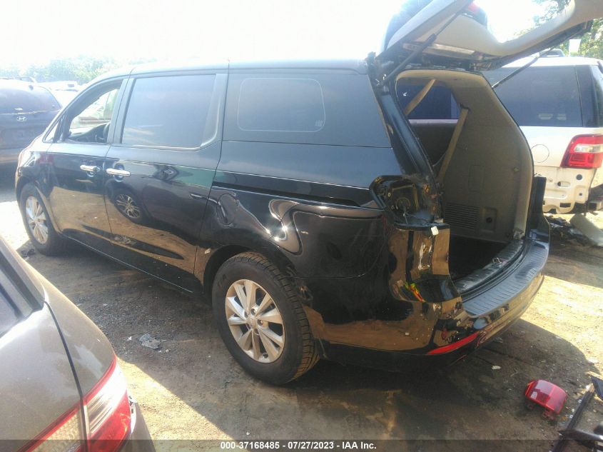 2017 KIA SEDONA L - KNDMA5C10H6257653