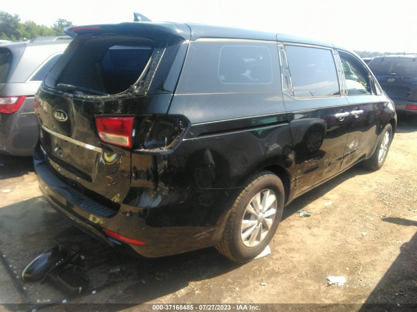 2017 KIA SEDONA L - KNDMA5C10H6257653