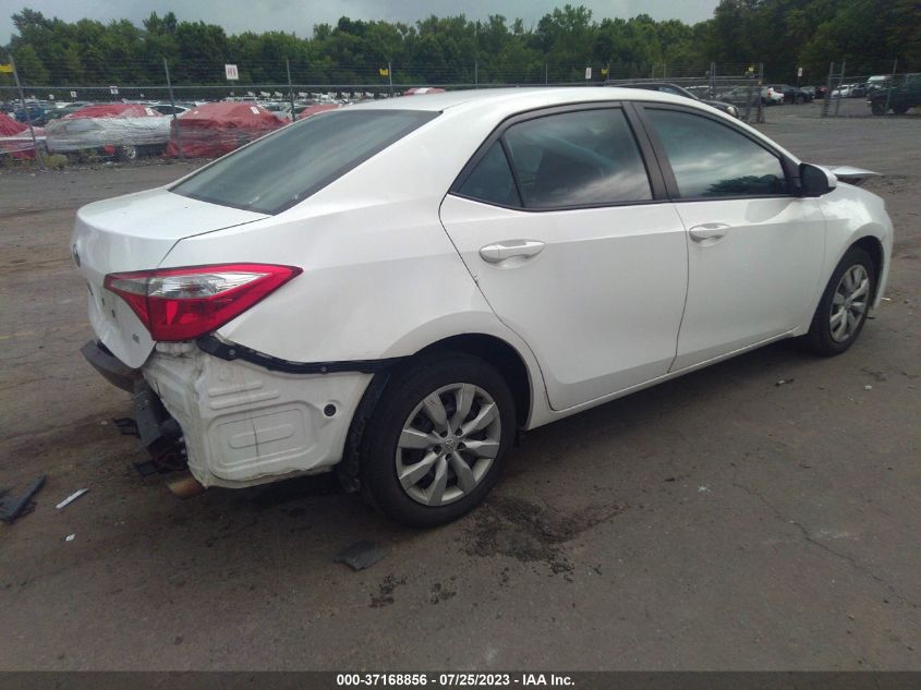 2016 TOYOTA COROLLA L/LE/S/S PLUS/LE PLUS - 2T1BURHE6GC646449