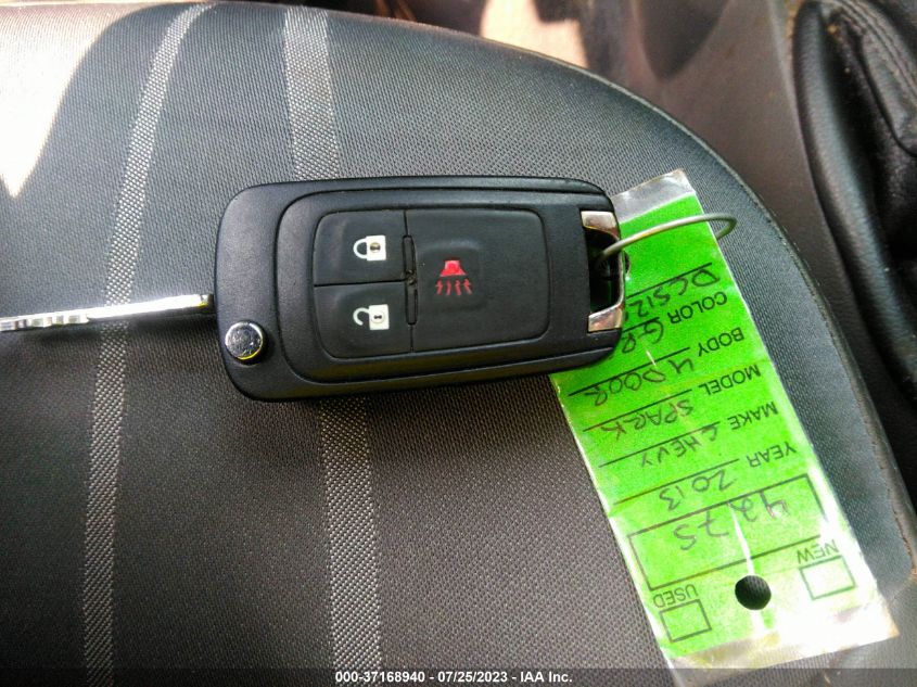 2013 CHEVROLET SPARK LT - KL8CC6S96DC512510