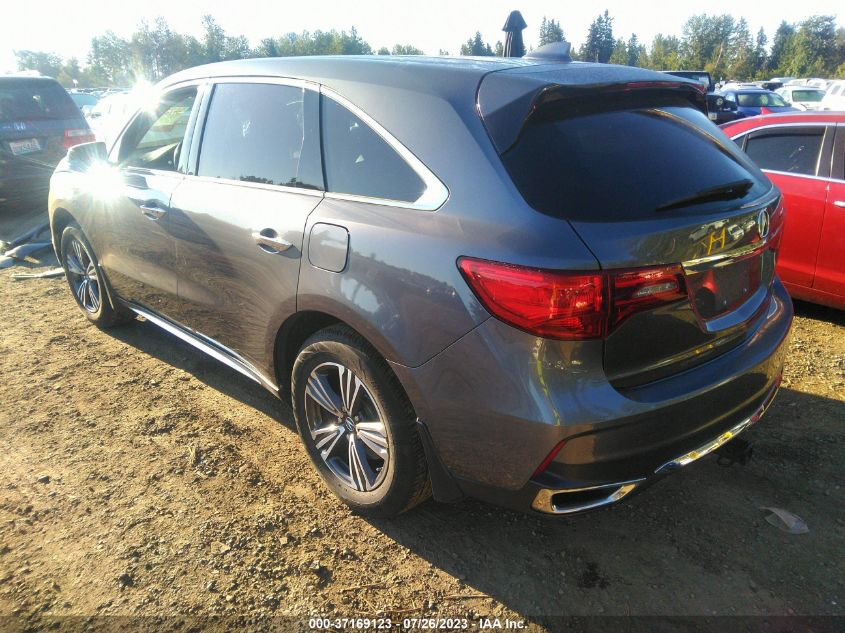 2017 ACURA MDX - 5FRYD4H30HB037557
