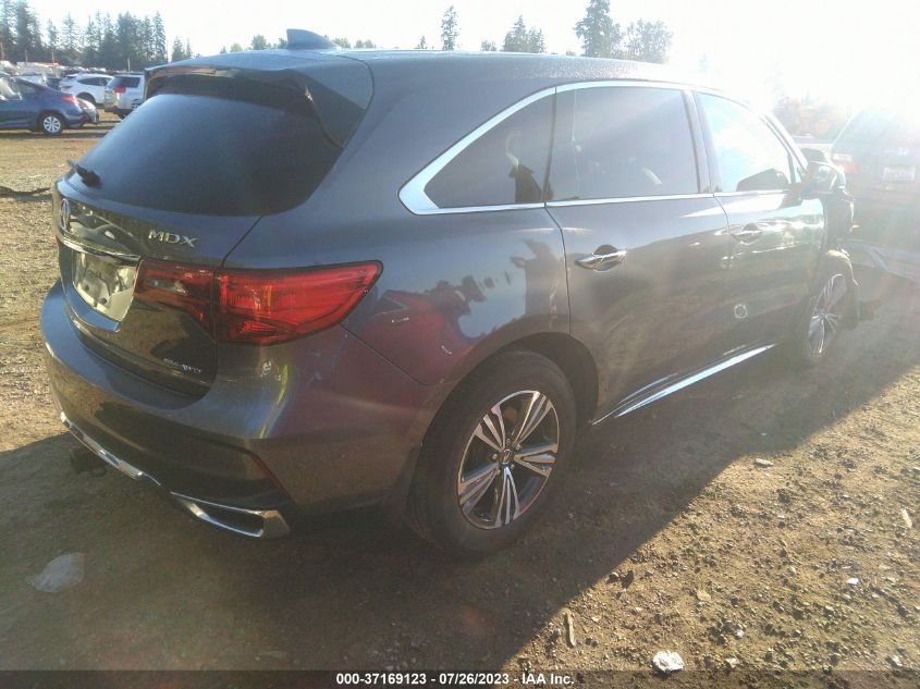 2017 ACURA MDX - 5FRYD4H30HB037557